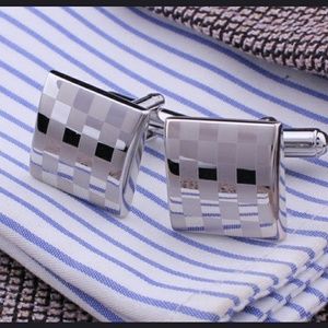 Etched cuff links